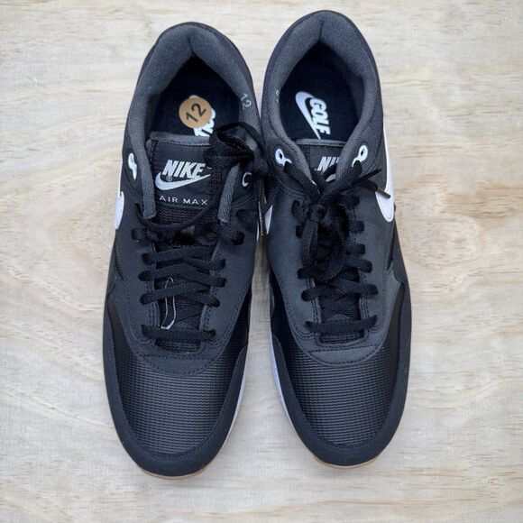 NEW Nike Air Max 1 \'86 OG Golf Big Bubble Black White Gum Mens Sz 12 DV1403-003